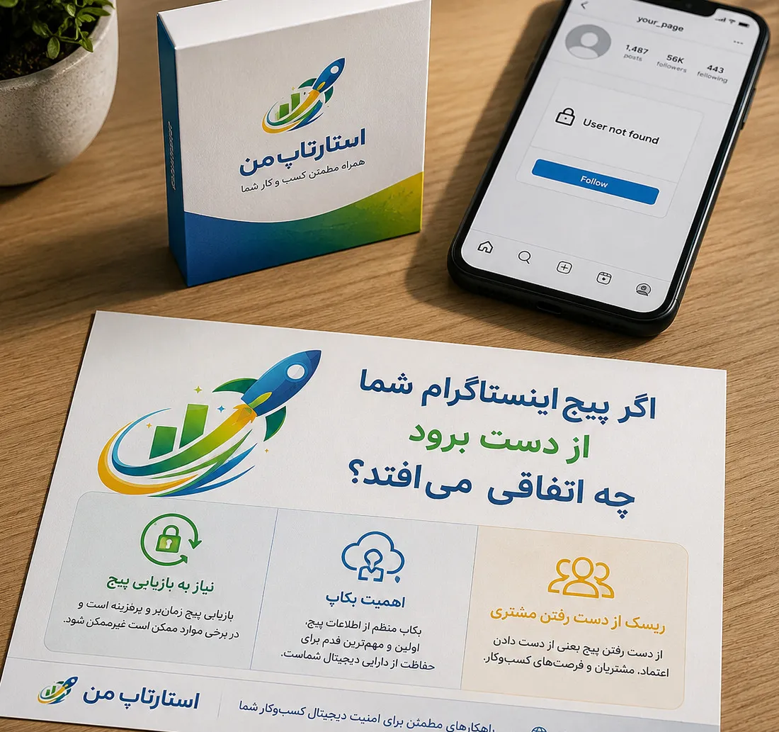 اگر پیج اینستاگرام شما از دست برود چه اتفاقی می‌افتد؟