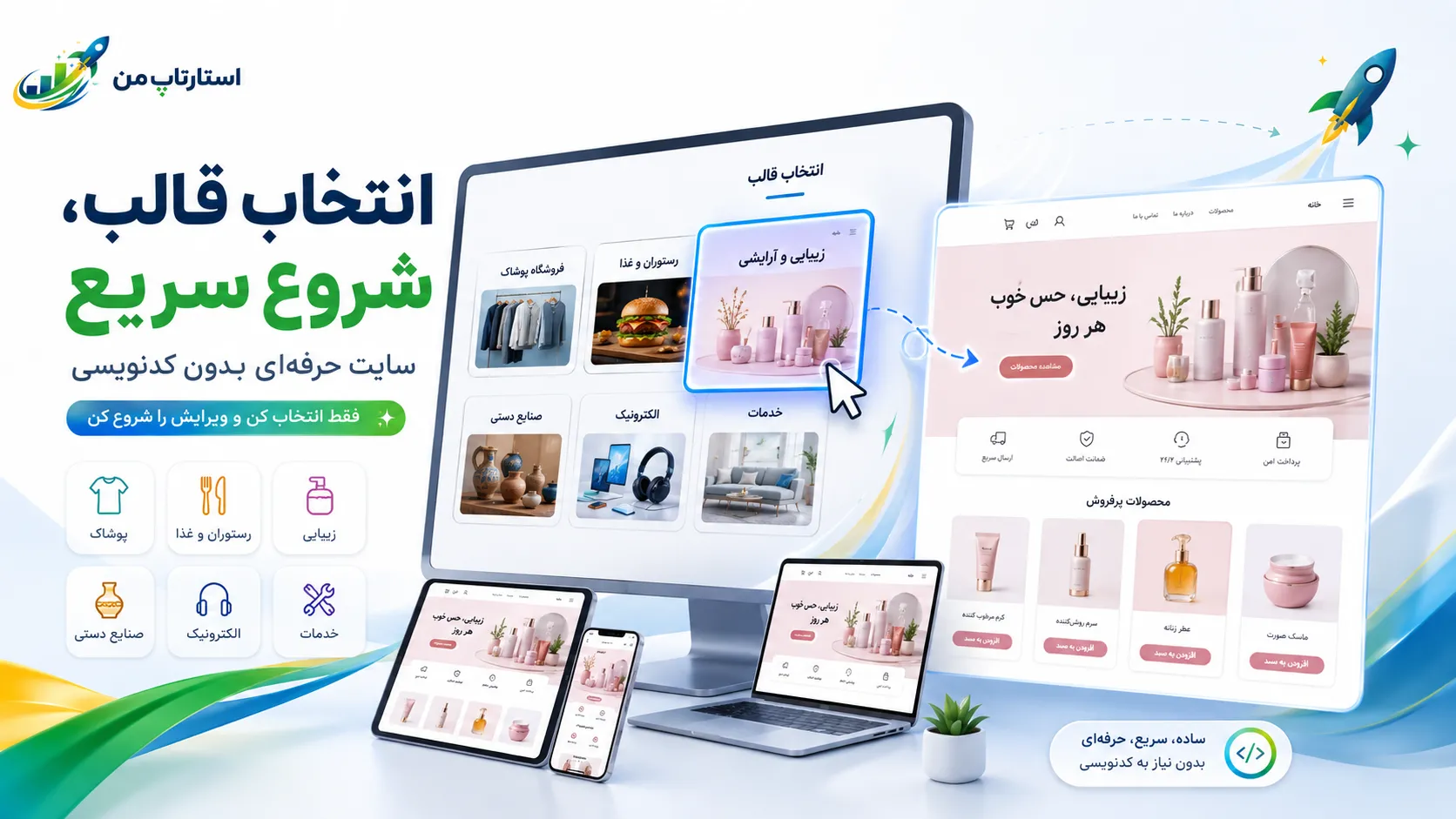 انتخاب سریع ایده و محصول برای فروش آنلاین