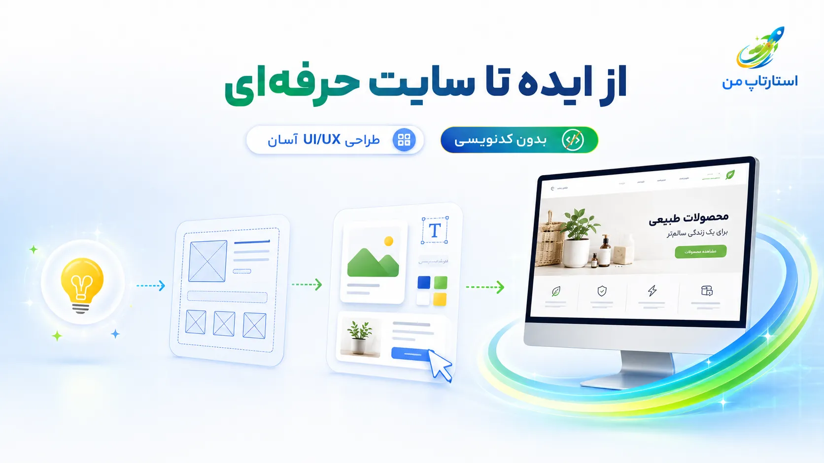طراحی ظاهر ساده، حرفهای و قابل اعتماد