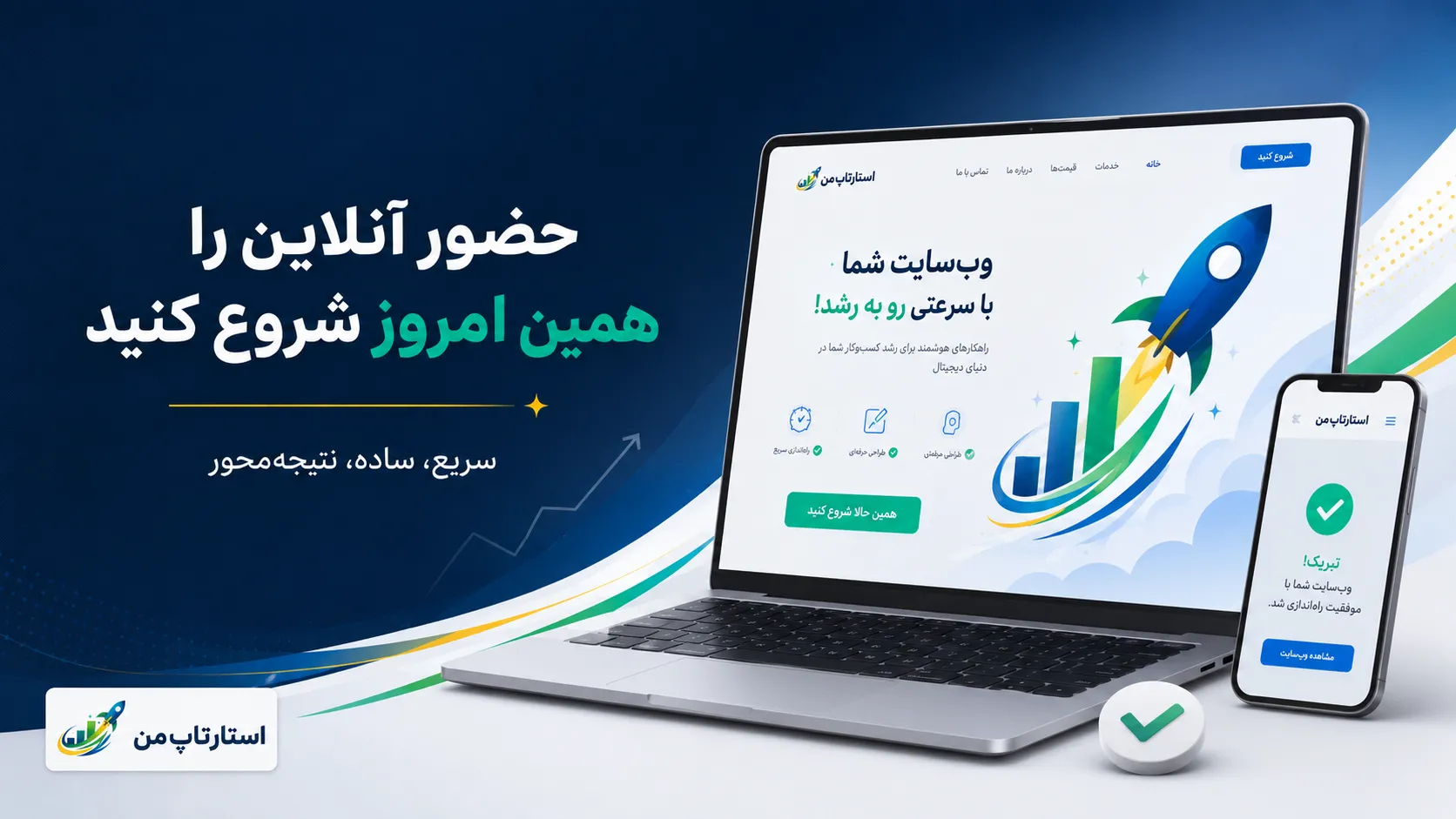 استفاده از تصویر یا ویدئوی مناسب در لندینگ پیج