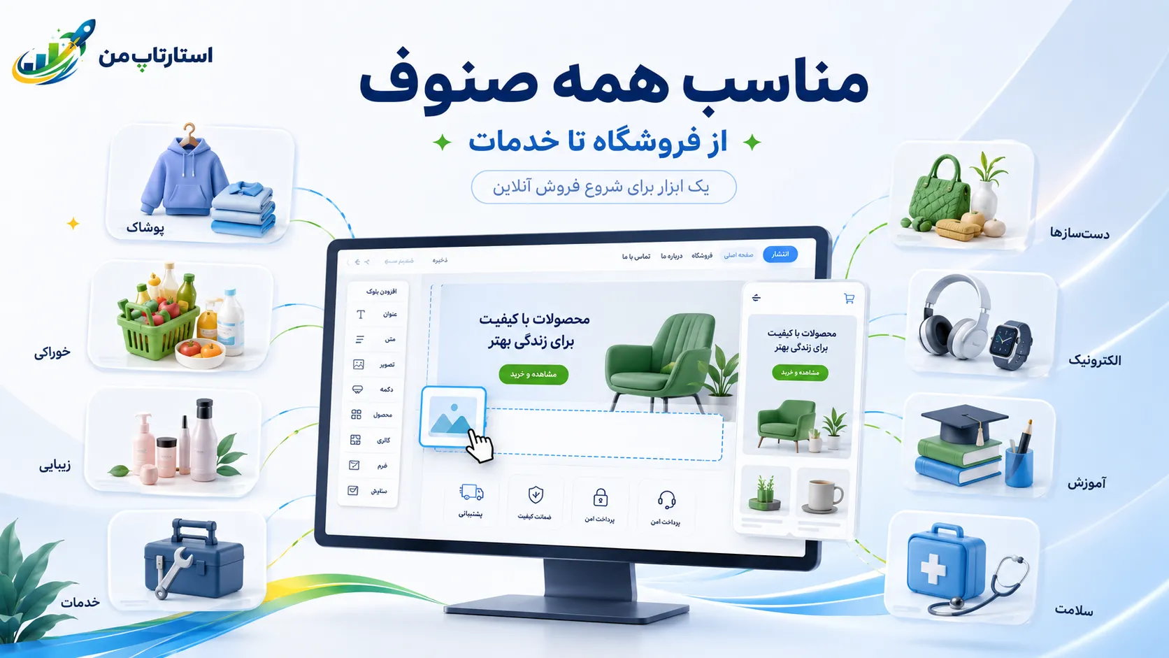 استفاده از فروشگاهسازهای آماده برای شروع سریع
