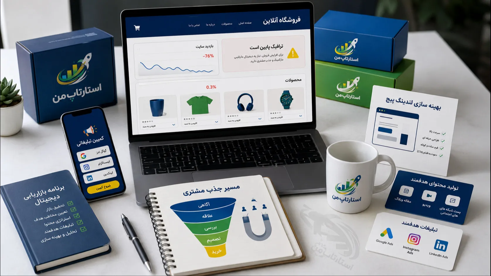 استفاده از تصاویر و توضیحات ضعیف برای محصولات